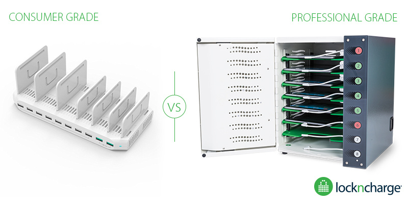 Consumer vs. Professional Grade Device Charging Stations