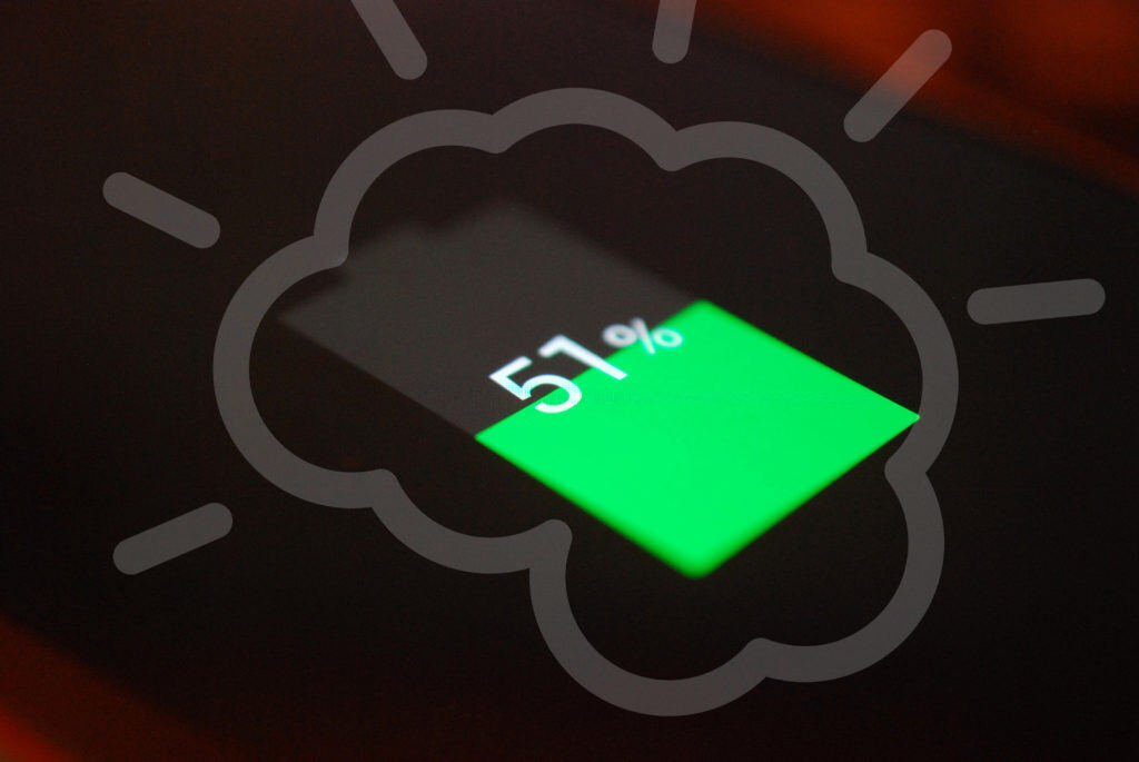 image of battery charging