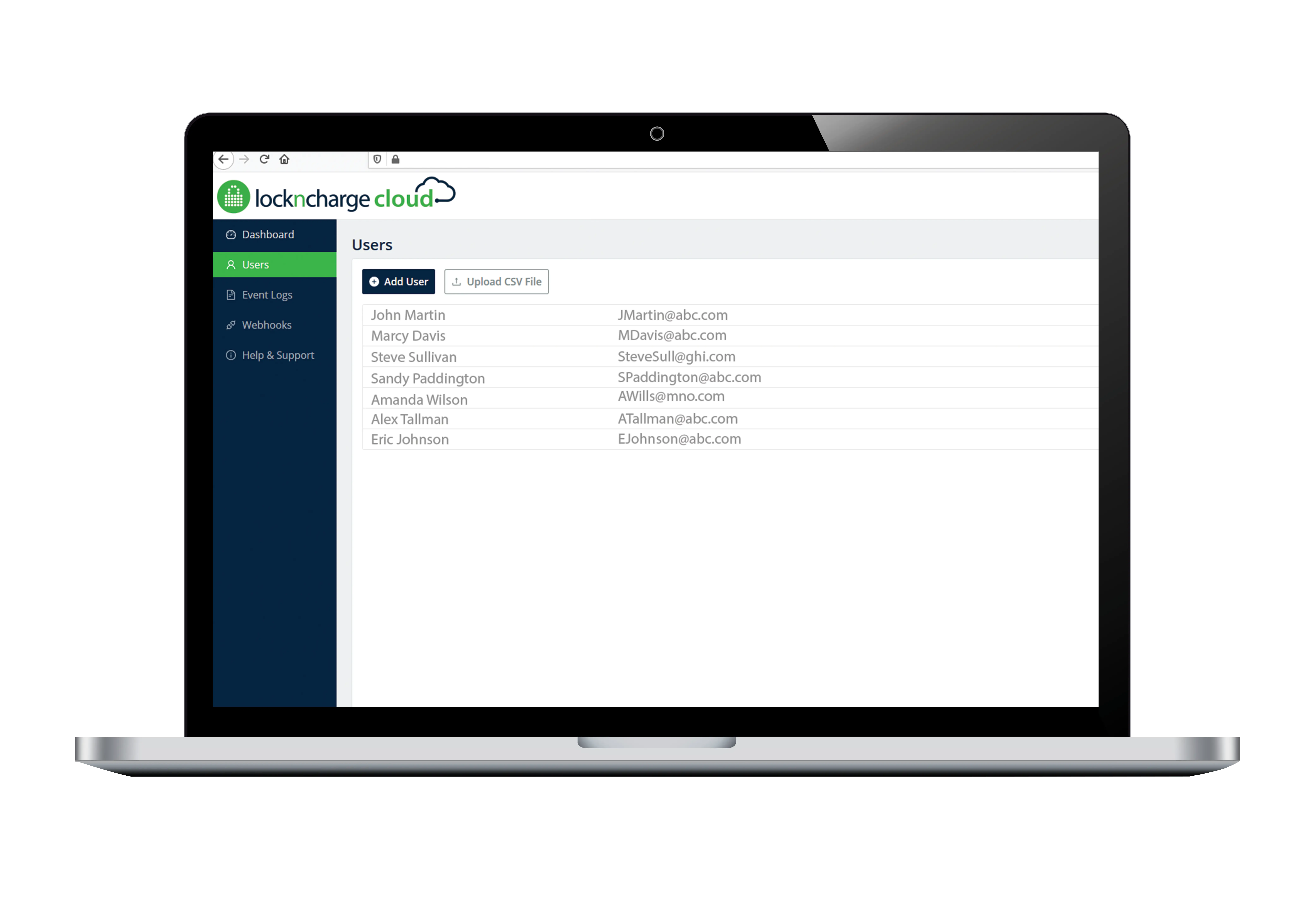 LNC-Smart Locker Sytem-Cloud Portal-02-Laptop-Users
